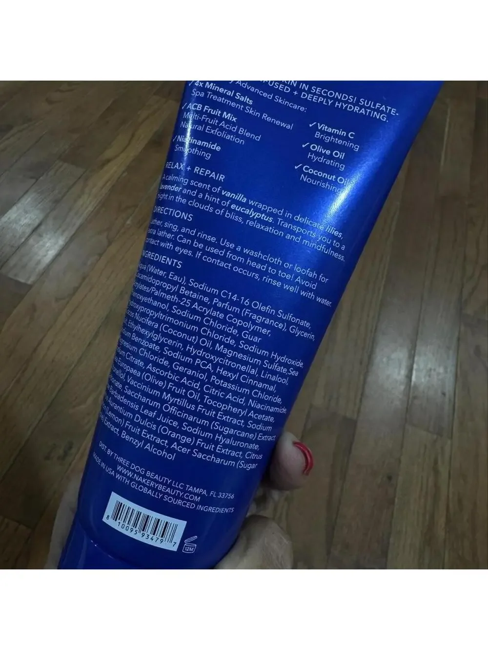 Blue and White Skincare